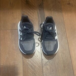 Adidas Kids Swift Running Shoes - Navy and White